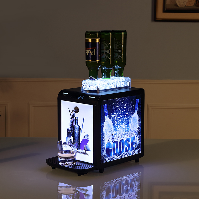 Electric LED Jagermeister Whisky Chiller Machine