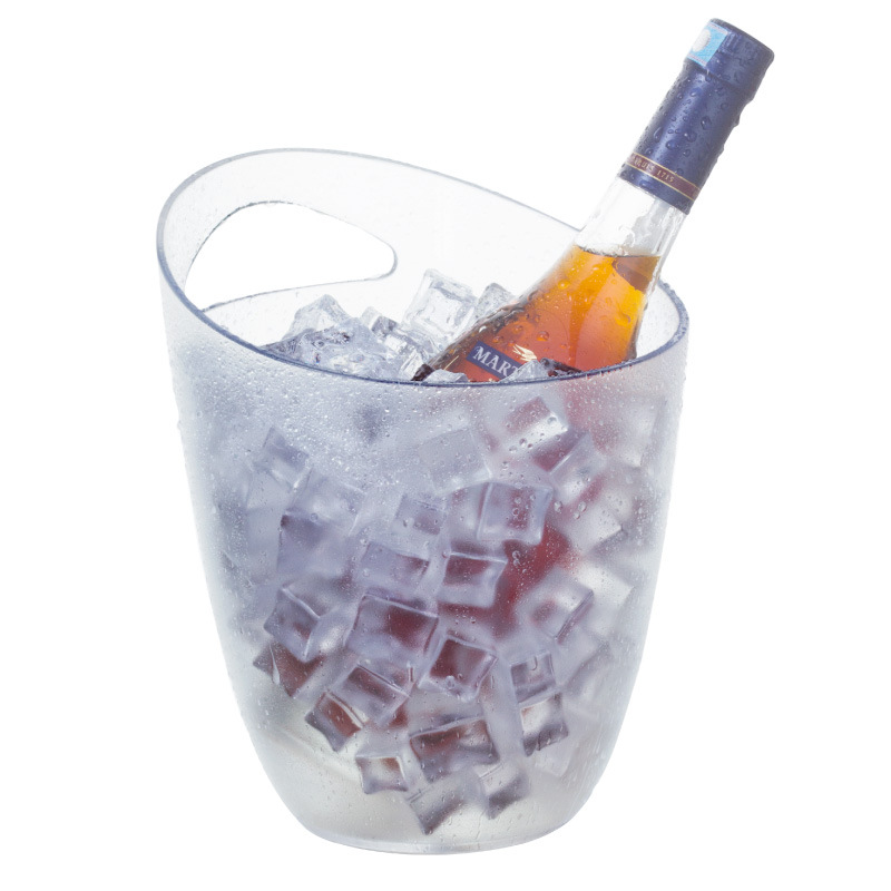 Frosted Plastic Ice Bucket